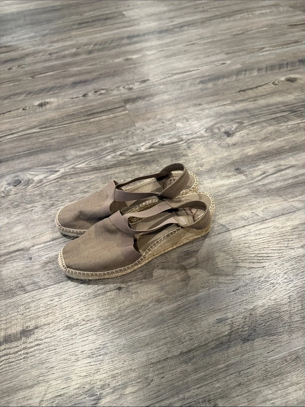 Toni Pons Taupe Espadrilles Size 40 US Size 10